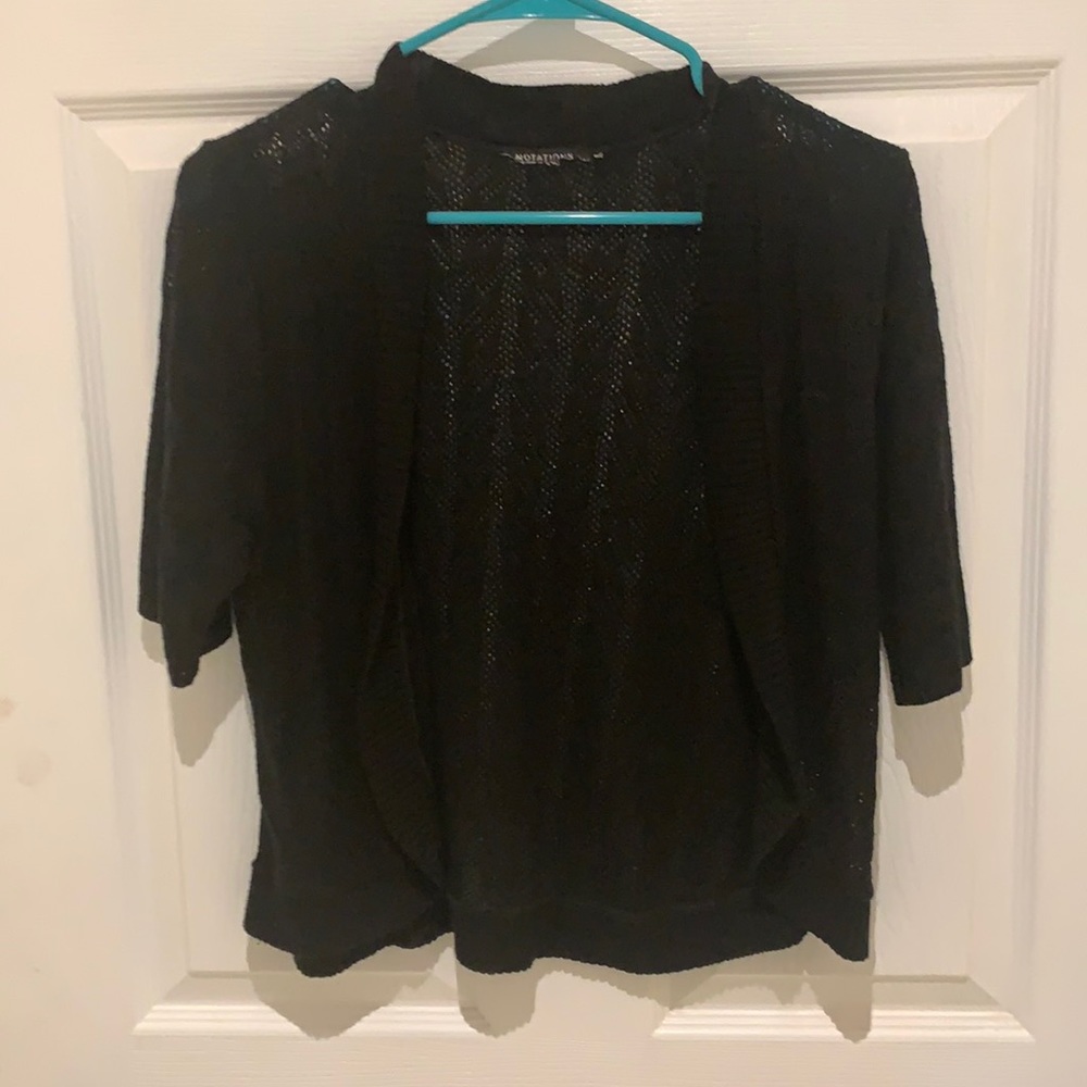 Mid sleeve cardigan